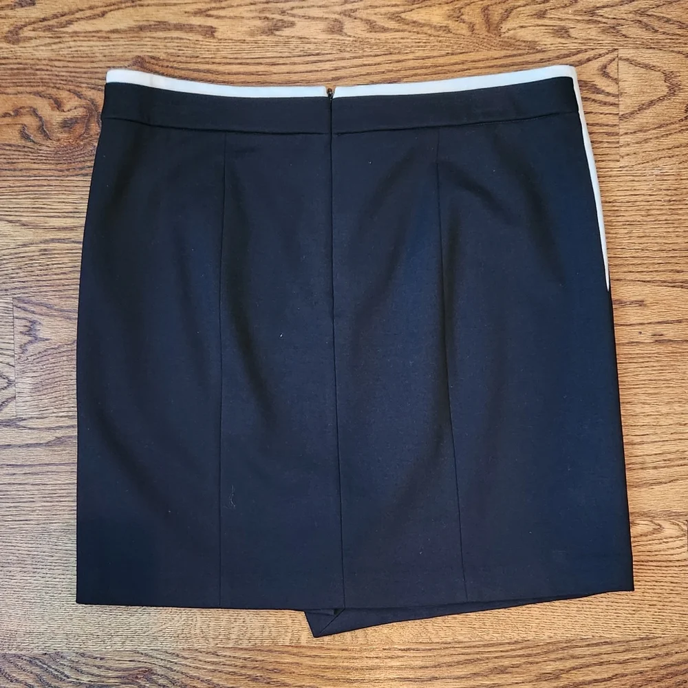 Colorblock Wrap Miniskirt - Picture 4 of 5
